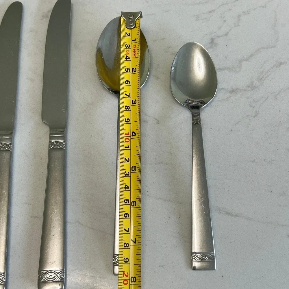 Cambridge Danielle Stainless Flatware Knives Tablespoon Teaspoon‎ Replacement